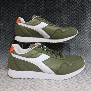 Diadora Simple Run Men's Running Sneakers Shoes Green White Size 7 Women's 8.5